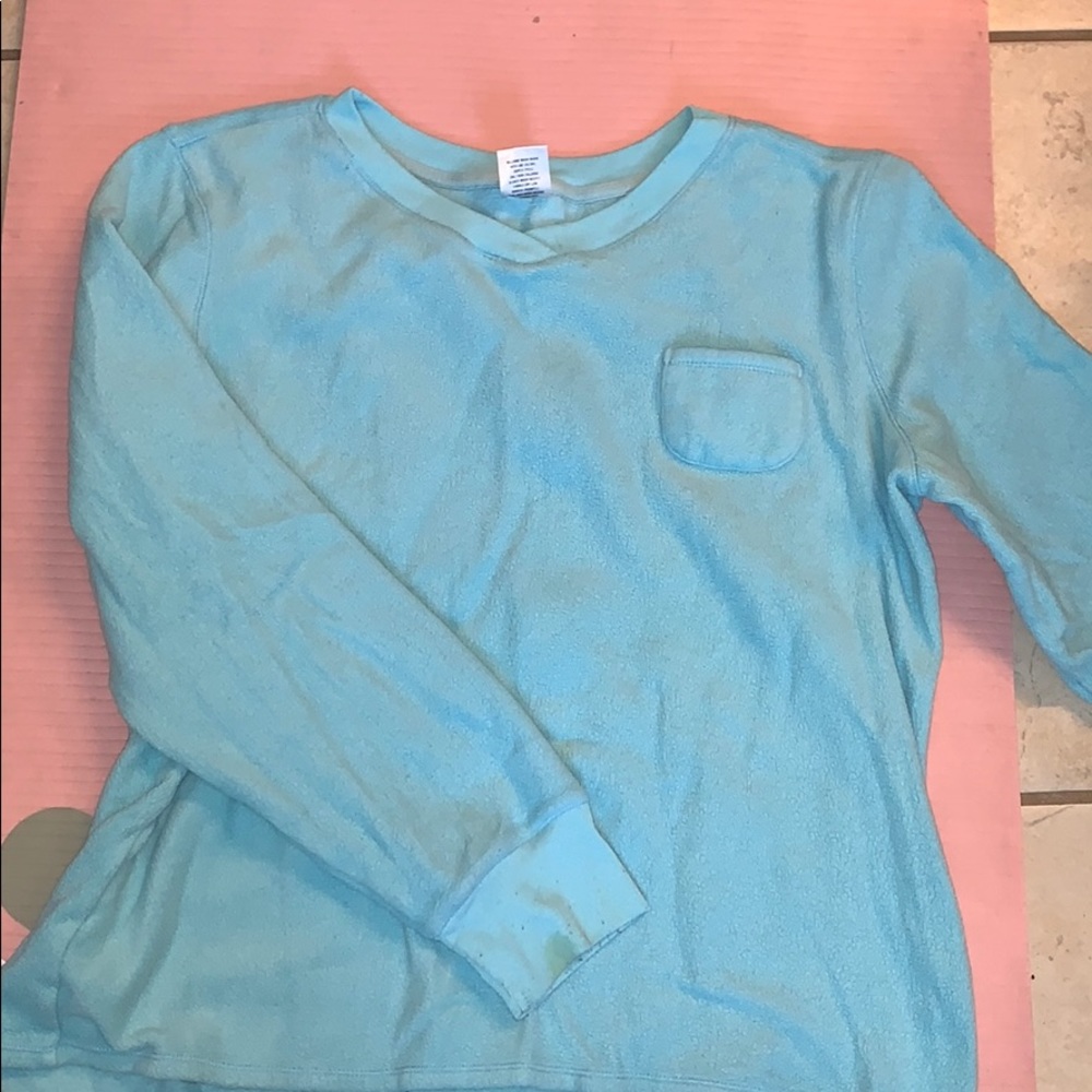 Blue pajama top